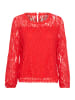 Cream Blouse "Kit" rood