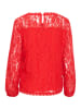 Cream Blouse "Kit" rood