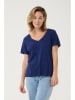 Cream Shirt "Naia" in Blau