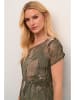 Cream Jurk "Chery" donkergroen