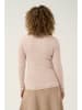 Cream Longsleeve "Amma" in Beige/ Weiß
