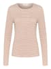 Cream Longsleeve "Amma" in Beige/ Weiß