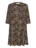 Cream Kleid "Emmiy" in Hellbraun/ Schwarz