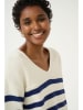 Cream Pullover "Muka" in Creme/ Dunkelblau