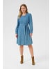 Cream Kleid "Ruth" in Blau