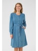 Cream Kleid "Ruth" in Blau