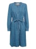 Cream Kleid "Ruth" in Blau