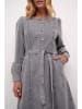 Cream Kleid "Ruth" in Grau
