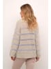 Cream Pullover "Jadie" in Beige/ Hellblau
