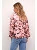 Cream Bluse "Elena" in Rosa/ Schwarz