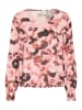 Cream Bluse "Elena" in Rosa/ Schwarz