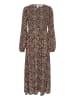Cream Kleid "Tiah" in Hellbraun/ Schwarz