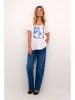 Cream Shirt "Lavika" in Weiß