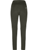 Salewa Legginsy funkcyjne w kolorze zielonym