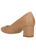 Wojas Leren pumps lichtbruin