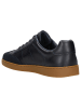 Wojas Leder-Sneakers in Schwarz