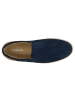 Wojas Leren mocassins donkerblauw/lichtblauw
