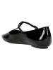 Wojas Leder-Ballerinas in Schwarz