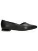 Wojas Leder-Ballerinas in Schwarz