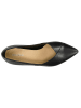 Wojas Leder-Ballerinas in Schwarz