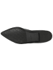 Wojas Leder-Ballerinas in Schwarz