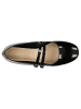 Wojas Leder-Slippers in Schwarz