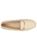 Wojas Leder-Mokassins in Creme