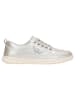 Wojas Leder-Sneakers in Silber