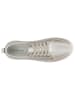 Wojas Leder-Sneakers in Silber