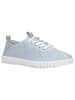 Wojas Leren sneakers lichtblauw