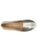 Wojas Leren mocassins zilverkleurig