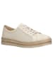 Wojas Leder-Sneakers in Creme