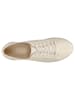 Wojas Leder-Sneakers in Creme
