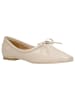 Wojas Leder-Ballerinas in Beige