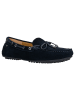 Wojas Leren mocassins donkerblauw