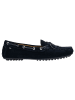 Wojas Leren mocassins donkerblauw