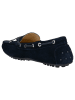 Wojas Leren mocassins donkerblauw