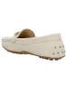 Wojas Leder-Mokassins in Creme