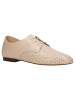 Wojas Leder-Schnürschuhe in Beige