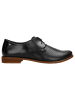 Wojas Leder-Schnürschuhe in Schwarz