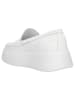 Wojas Leder-Slipper in Weiß