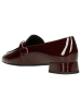 Wojas Leren mocassins donkerrood