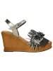 Wojas Leder-Sandaletten in Silber