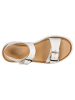 Wojas Leder-Sandalen in Weiß/ Hellbraun