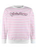Blue Effect Sweatshirt in Weiß/ Rosa