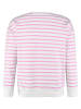 Blue Effect Sweatshirt in Weiß/ Rosa