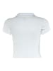Blue Effect Poloshirt in Weiß