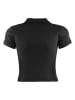 Blue Effect Poloshirt in Schwarz