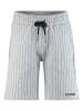 Blue Effect Sweatshorts in Grau