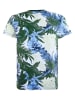 Blue Effect Shirt groen/lichtblauw/crème
